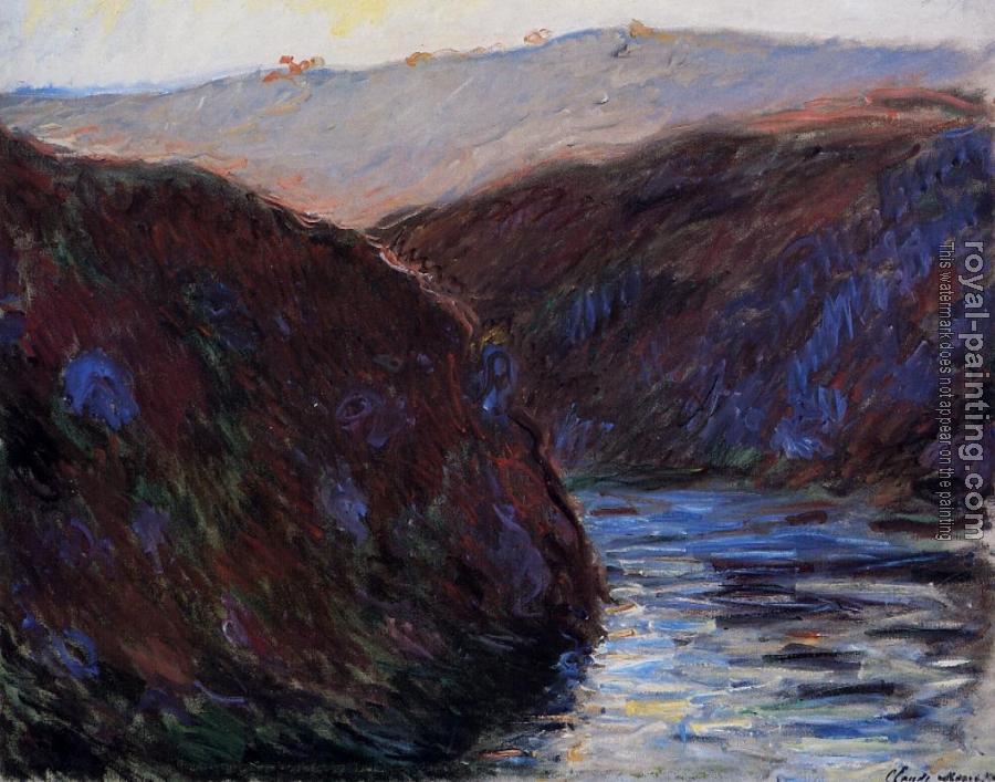 Claude Oscar Monet : Valley of the Creuse, Evening Effect